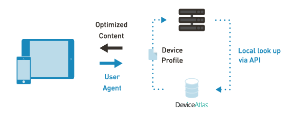 Local mobile device detection diagram